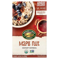 <img alt="Natures Path, Organic Instant Oatmeal, Maple Nut, 8 Packets, 14 oz (400 g)" title="Natures Path, Organic Instant Oatmeal, Maple Nut, 8 Packets, 14 oz (400 g),058449450030"