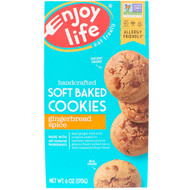 3 PACK of Enjoy Life Foods, Soft Baked Cookies, Gingerbread Spice, 6 oz (170 g)