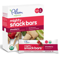3 PACK of Plum Organics, Tots, Mighty Snack Bars, Strawberry, 6 Bars, 0.67 oz (19 g) Each