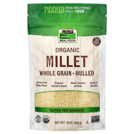 <img alt="NOW Foods, Organic Millet Whole Grain, Hulled, 16 oz (454 g)" title="NOW Foods, Organic Millet Whole Grain, Hulled, 16 oz (454 g),733739062857"
