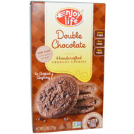 3 PACK of Enjoy Life Handcrafted Crunchy Cookies Gluten Free Double Chocolate -- 6.3 oz