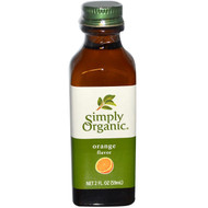 3 PACK OF Simply Organic, Orange Flavor, 2 fl oz (59 ml)