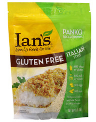 Ians Natural Foods, Panko Breadcrumbs Gluten Free,  Italian - 7 oz