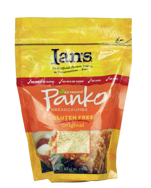 Ians Natural Foods Panko Breadcrumbs Gluten Free Original 7 oz