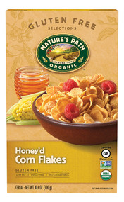 3 PACK of Natures Path Organic Honey'd Corn Flakes Cereal -- 10.6 oz