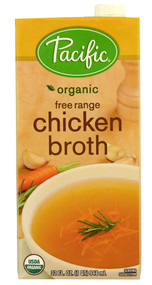 3 PACK of Pacific Foods Organic Free Range Broth Chicken -- 32 fl oz