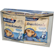Barbaras Bakery, Snackimals, Animal Cookies, Vanilla, 6 Bags, 1 oz (28 g) Each