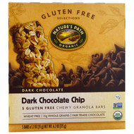3 PACK of Natures Path, Organic, Sunrise Breakfast Bars, Dark Chocolate Chip, 5 Bars, 1.2 oz (35 g)