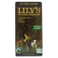 3 PACK of Lilys Dark Chocolate with Stevia Extra Dark -- 2.8 oz