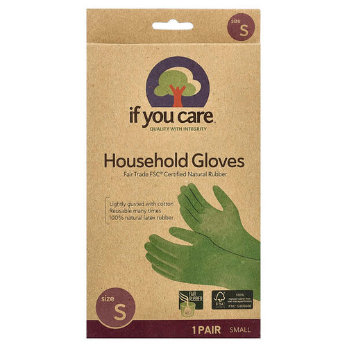 <img alt="If You Care, Household Gloves, Small, 1 Pair" title="If You Care, Household Gloves, Small, 1 Pair,770009250279"