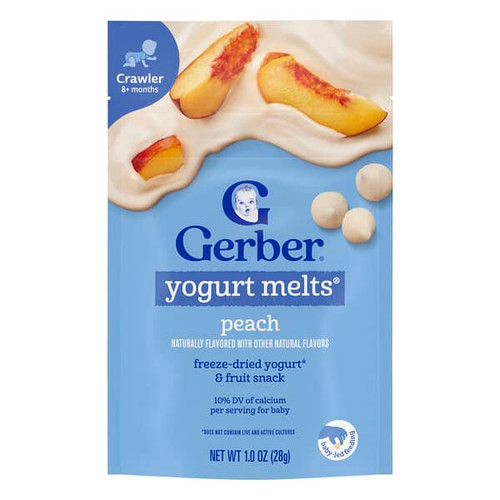 <img alt="Gerber, Yogurt Melts, 8+ Months, Peach, 1 oz (28 g)" title="Gerber, Yogurt Melts, 8+ Months, Peach, 1 oz (28 g),015000047320"