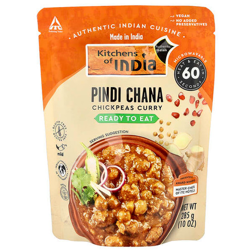<img alt="Kitchens of India, Pindi Chana, Chick Peas Curry, Mild, 10 oz (285 g)" title="Kitchens of India, Pindi Chana, Chick Peas Curry, Mild, 10 oz (285 g),841905010813"