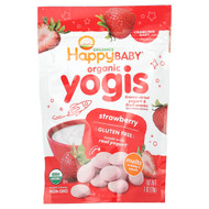<img alt="Happy Family Organics, Happy Baby, Organic Yogis, Freeze Dried Yogurt & Fruit Snacks, Crawling Baby, Strawberry, 1 oz (28 g)" title="Happy Family Organics, Happy Baby, Organic Yogis, Freeze Dried Yogurt & Fruit Snacks, Crawling Baby, Strawberry, 1 oz (28 g),852697001477"