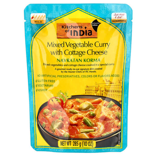 <img alt="Kitchens of India, Navratan Korma, Mixed Vegetable Curry with Cottage Cheese, Mild, 10 oz (285 g)" title="Kitchens of India, Navratan Korma, Mixed Vegetable Curry with Cottage Cheese, Mild, 10 oz (285 g),841905010615"