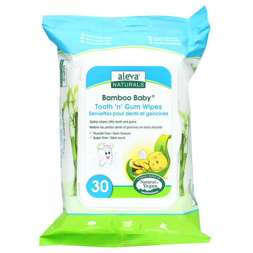 <img alt="Aleva Naturals, Bamboo Baby, Tooth n Gum Wipes, 30 Wipes" title="Aleva Naturals, Bamboo Baby, Tooth n Gum Wipes, 30 Wipes,624721379605"