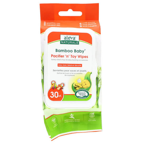 <img alt="Aleva Naturals, Bamboo Baby, Pacifier n Toy Wipes, 30 Wipes" title="Aleva Naturals, Bamboo Baby, Pacifier n Toy Wipes, 30 Wipes,624721379483"