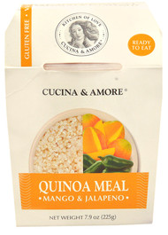 3 PACK of Cucina & Amore Quinoa Quick Meal Gluten Free Mango & Roasted Peppers -- 7.9 oz