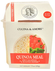 3 PACK of Cucina & Amore Quinoa Quick Meal Gluten Free Spicy Jalapeno & Roasted Peppers -- 7.9 oz