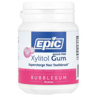 <img alt="Epic Dental, Xylitol Gum, Sugar-Free, Bubblegum, 50 Pieces" title="Epic Dental, Xylitol Gum, Sugar-Free, Bubblegum, 50 Pieces,853038006021"