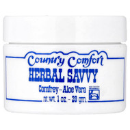<img alt="Country Comfort, Herbal Savvy, Comfrey-Aloe Vera, 1 oz (28 g)" title="Country Comfort, Herbal Savvy, Comfrey-Aloe Vera, 1 oz (28 g),029992001109"