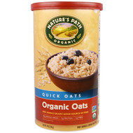 3 PACK of Natures Path Quick Oats Organic Oats -- 18 oz