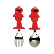 Munchkin, Sesame Street Toddler Fork & Spoon, Elmo, 2 Piece