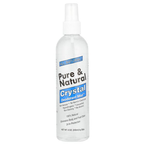 <img alt="Thai Deodorant Stone, Pure & Natural, Crystal Deodorant Mist, Unscented, 8 oz (240 ml)" title="Thai Deodorant Stone, Pure & Natural, Crystal Deodorant Mist, Unscented, 8 oz (240 ml),091639133702"