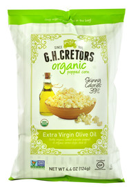 3 PACK of G.H. Cretors Organic Popped Corn Extra Virgin Olive Oil -- 4.4 oz