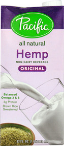 3 PACK of Pacific Foods Hemp Non-Dairy Beverage Original -- 32 fl oz