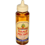3 PACK of Madhava Natural Sweeteners, Organic Golden Light 100% Blue Agave, 11.75 oz (333 g)
