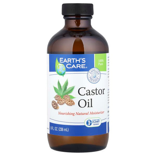 <img alt="Earths Care, 100% Pure Castor Oil, 8 fl oz (236 ml)" title="Earths Care, 100% Pure Castor Oil, 8 fl oz (236 ml),857307003254"