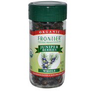 3 PACK of Frontier Natural Products, Organic Juniper Berries, Whole, 1.28 oz (36 g)