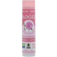 3 PACK of Badger Company, Mineral Lip Tint, Rose Tourmaline, .15 oz (4.2 g)