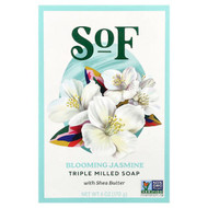 <img alt="SoF, Triple Milled Bar Soap with Shea Butter, Blooming Jasmine, 6 oz (170 g)" title="SoF, Triple Milled Bar Soap with Shea Butter, Blooming Jasmine, 6 oz (170 g),856885200185"