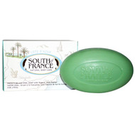 3 PACK OF South of France, Cote D Azur, French Milled Bar Oval Soap with Organic Shea Butter, 6 oz (170 g)
