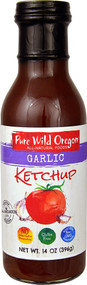 Pure Wild Oregon Ketchup Gluten Free Garlic - 14 oz