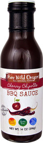 3 PACK of Pure Wild Oregon BBQ Sauce Gluten Free Cherry Chipotle -- 14 oz