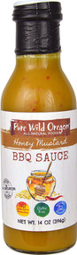 3 PACK of Pure Wild Oregon BBQ Sauce Gluten Free Honey Mustard -- 14 oz