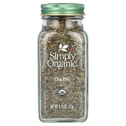 <img alt="Simply Organic, Thyme, 0.78 oz (22 g)" title="Simply Organic, Thyme, 0.78 oz (22 g),089836186133"