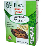 Eden Foods, Organic Pasta , Vegetable Spirals, 12 oz (340 g)