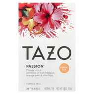 <img alt="TAZO, Herbal Tea, Passion, Caffeine-Free, 20 Tea Bags, 1.8 oz (52 g)" title="TAZO, Herbal Tea, Passion, Caffeine-Free, 20 Tea Bags, 1.8 oz (52 g),794522200450"
