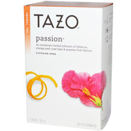 3 PACK OF Tazo Teas, Passion, Herbal Tea, Caffeine-Free, 20 Filterbags, 1.8 oz (52 g)