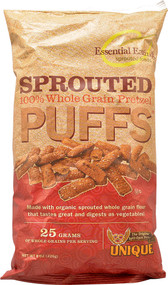 3 PACK of Unique Sprouted Pretzel Shells Original -- 8 oz