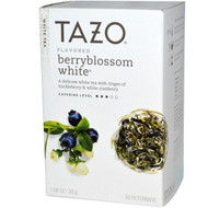 3 PACK of Tazo White Tea Berryblossom -- 20 Tea Bags