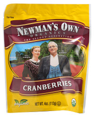 3 PACK of Newmans Own Organics Dried Cranberries -- 4 oz