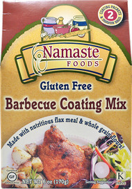 3 PACK of Namaste Foods Coating Mix Gluten Free Barbecue -- 6 oz