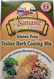 3 PACK of Namaste Foods Coating Mix Gluten Free Italian Herb -- 6 oz
