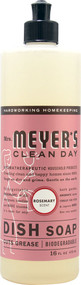 3 PACK of Mrs. Meyers Clean Day Liquid Dish Soap Rosemary -- 16 fl oz