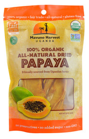 3 PACK of Mavuno Harvest Organic Papaya -- 2 oz