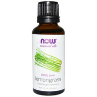 3 PACK of Now Foods, Essential Oils, Lemongrass, 1 fl oz (30 ml)